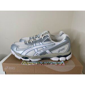 Asics Gel NYC 2055 Cream Dolphin Grey Mens size 10.5us